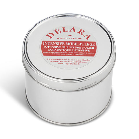 DELARA Intensive Möbelpflege, sehr hochwertiges Möbelwachs mit Bienenwachs und Kokosöl, 500 ml, Made in Germany
