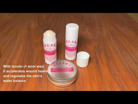 DELARA paw balm for dogs and cats, high-quality paw protection cream in DAB quality as a practical stick for the effective care of sensitive and cracked paws - Made in Germany