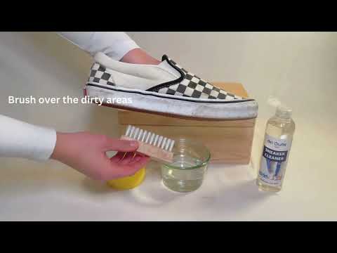 del Gutte® Sneaker Cleaner - Detergente per scarpe - 236 ml liquido detergente molto efficace per le scarpe - Made in Germany