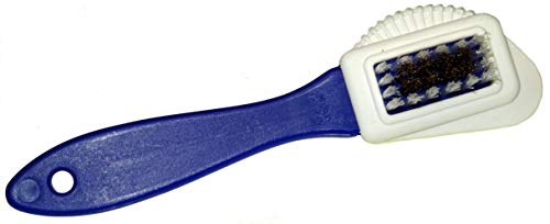 DELARA 12-teiliges Schuhputz-Set mit drei Dosen Intensiver Lederpflege, Holzbürsten mit Naturborsten, Poliertuch und Schwamm