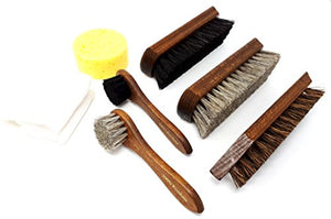 DELARA Sehr hochwertiges 7-teiliges Schuhpflege-Set – Made in Germany