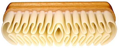 DELARA Spazzola per nabuk in legno con rivestimento in crepe